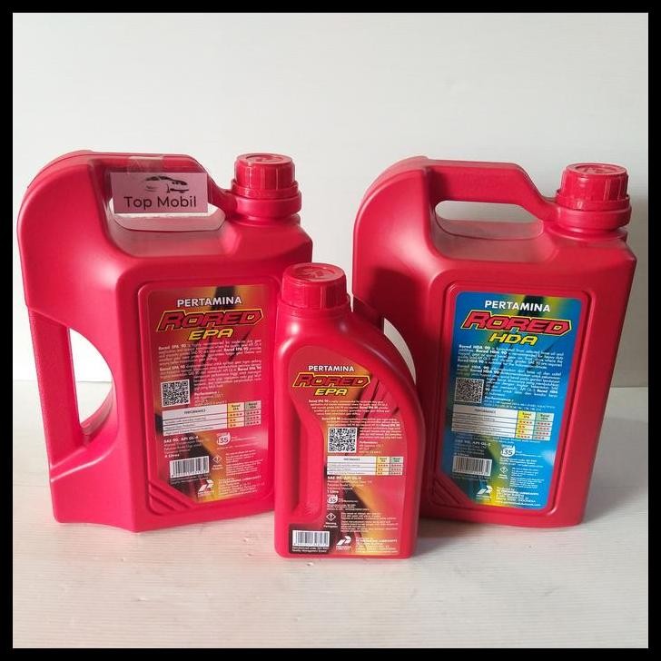 TERBARU OLI TRANSMISI PERTAMINA RORED EPA SAE 90 GL-4 / HDA SAE 90 GL-5 