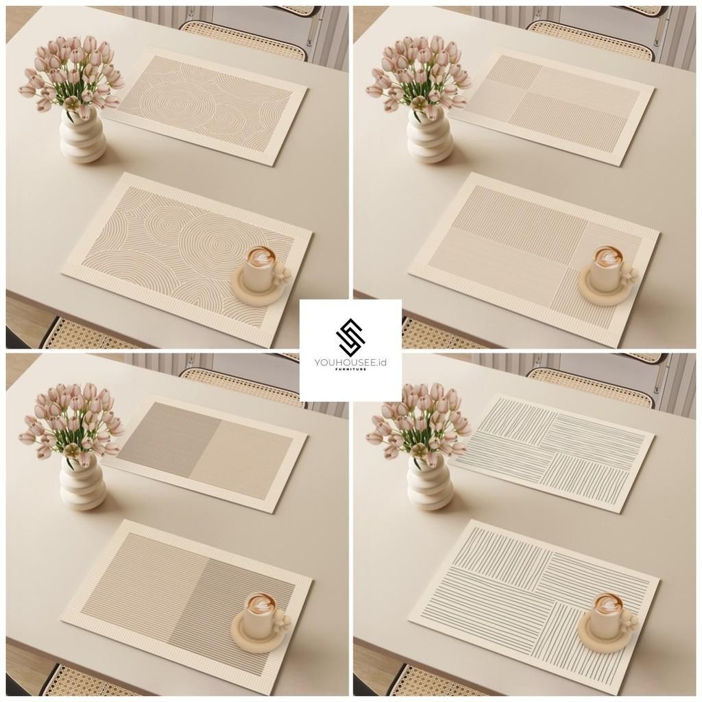 Alas Tatakan Piring Gelas Panci Alat Makan/Alas Tatakan Piring Meja Makan Table Material Tahan Panas
