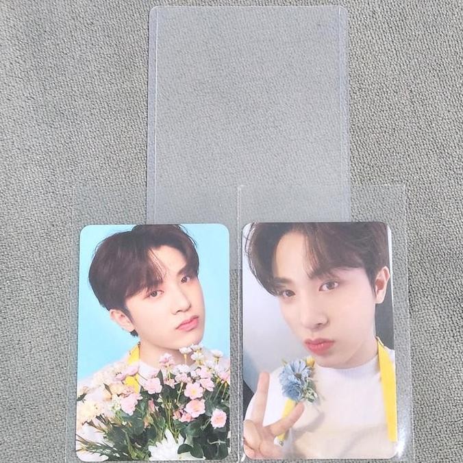baru Junghwan 2 Photocard + Toploader - Official from TREASURE Merch Blooming Tincase Top loader PC 
