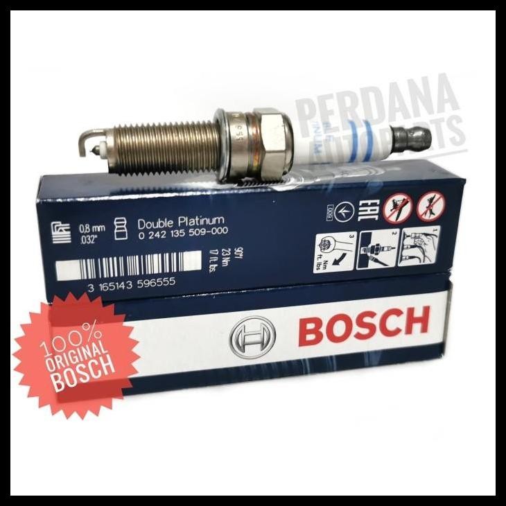 TERMURAH BUSI AGYA 1.0 AYLA 1.0 ASLI ORIGINAL BOSCH DOUBLE PLATINUM