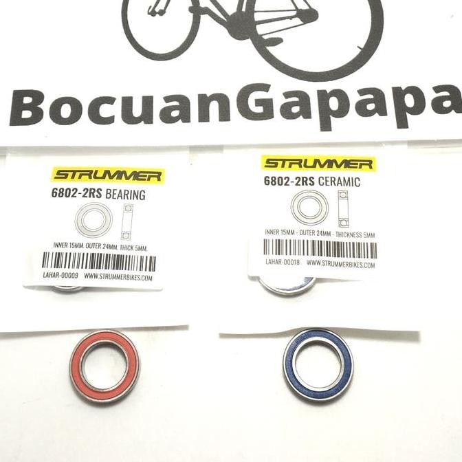 Bearing Hub Freehub Strummer 6802-2RS HM650 dan Roadbike HR
