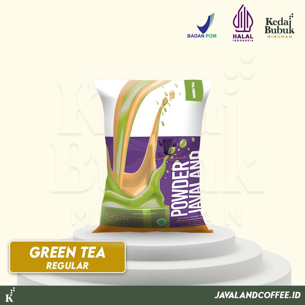 

FM Javaland Bubuk Minuman Rasa Green Tea / Matcha 1Kg - Regular Plain | Powder Bubble Drink