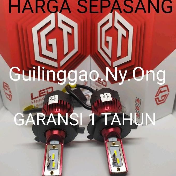 LED GT LIGHT LED H4. LAMPU UTAMA LOW & HI BEAM. SUPER BRIGHT. LEDH4 LEDSUPERBRIGHT LAMPULEDMOBIL
