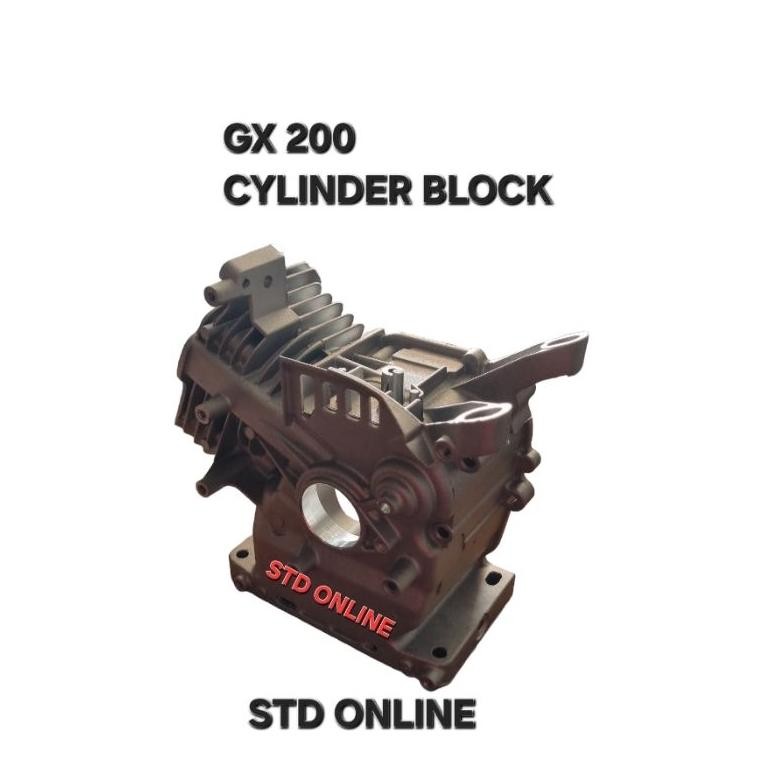 GX200 BLOK MESIN CYLINDER BLOK MESIN GX 200 CRANKCASE BLOCK
