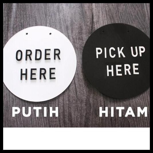 

TERBARU STIKER SIGN BOARD PAPAN PICK UP ORDER HERE PESAN AMBIL DISINI !