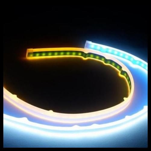 GRATIS ONGKIR LAMPU ALIS RUNNING TURNING LED 2 WARNA MOBIL ALL NEW BRIO SATYA/RS 