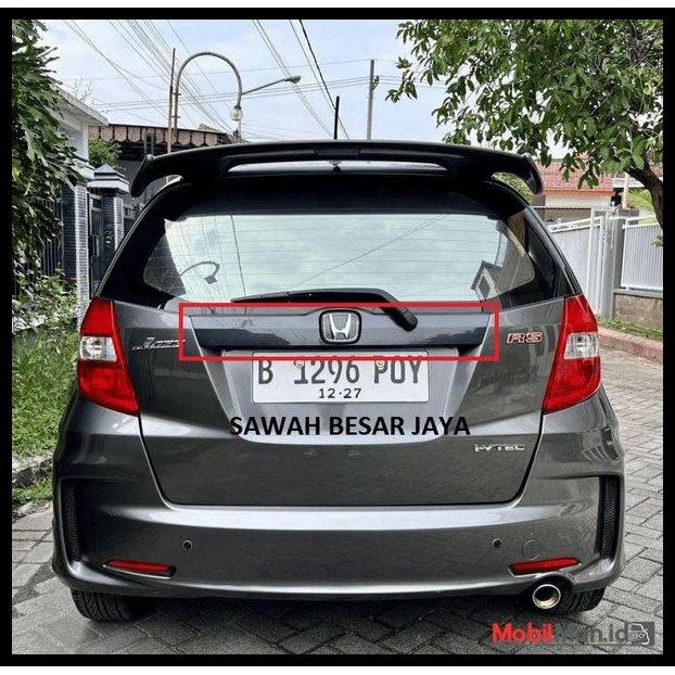 TERBARU TRUNK LID GARNISH LIST HITAM PINTU BAGASI BELAKANG JAZZ S RS GE8 