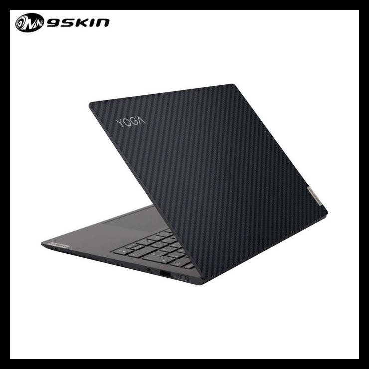 TERMURAH GARSKIN LENOVO YOGA SLIM 7I PRO VYNIL BLACK CARBON FRONT 