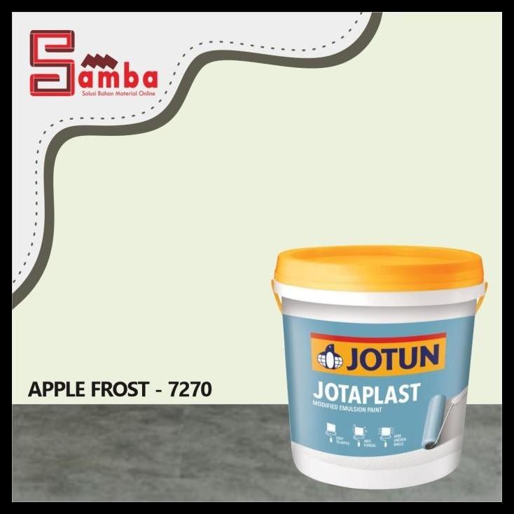 TERMURAH JOTUN 7270 APPLE FROST JOTAPLAST 26KG / CAT TEMBOK INTERIOR