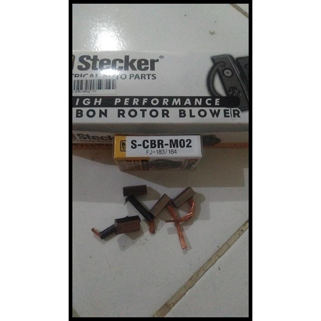 TERBARU ARENG DINAMO STARTER CARBON BRUSH L300 BENSIN T120SS STECKER FJ-183 