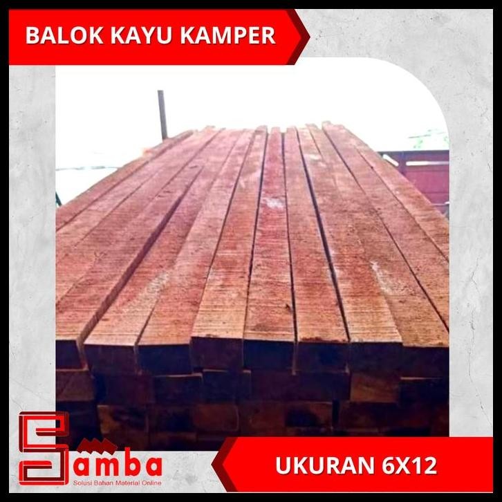 DISKON BALOK KAYU 6X12 KAMPER HARGA 1 BATANG | KAMPER 6 X 12 KAYU !!!!!!