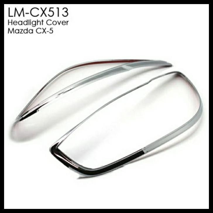 TERBARU COVER CHROME HEADLAMP MAZDA CX5 