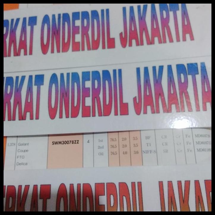 TERMURAH RING PISTON MITSUBISHI 4G41-STD-1.50 SWM-30078ZZ"NPR"JAPAN 