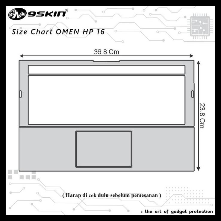 BEST DEAL SKIN PROTECTOR HP OMEN 16 3M CARBON 