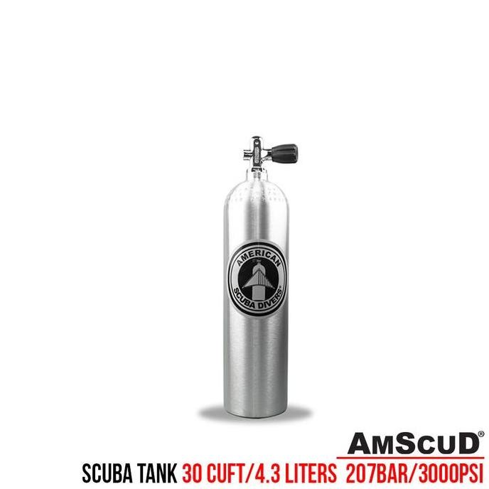 Tabung Scuba Amscud 30 Cuft / Tabung Selam / Tabung Diving / Tank Dive