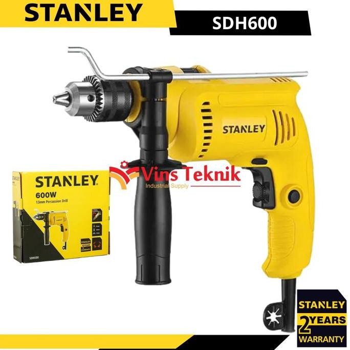 Stanley Sdh600 Mesin Bor Tembok 13Mm Impact Drill Sdh 600