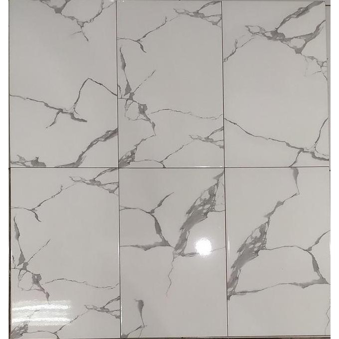 KERAMIK 25x40 CARRARA BIANCO/KAMAR MANDI/DAPUR/KRAMIK DINDING/KW1 HC