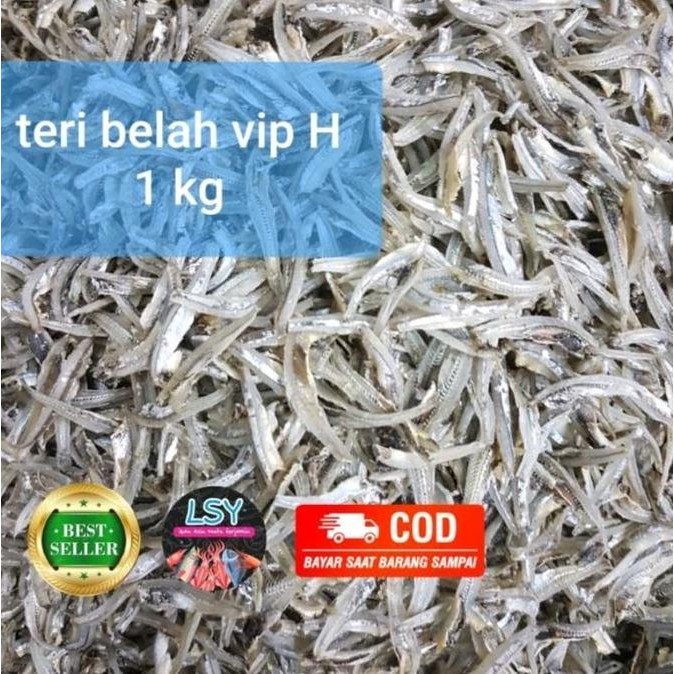 

ikan asin teri belah vip / jengki belah vip 1kg