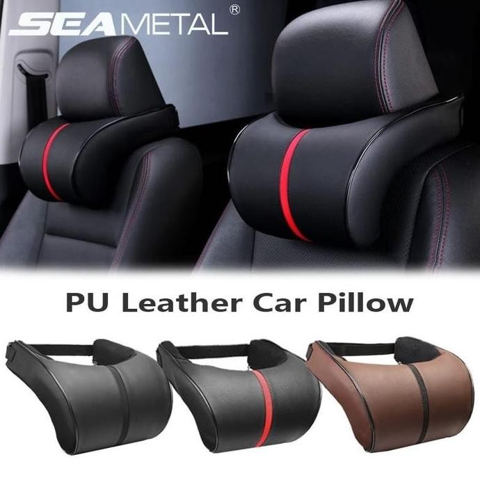 Toyota Fortuner Harrier Bantal Mobil Leher Kepala Dakron Kulit Premium HS