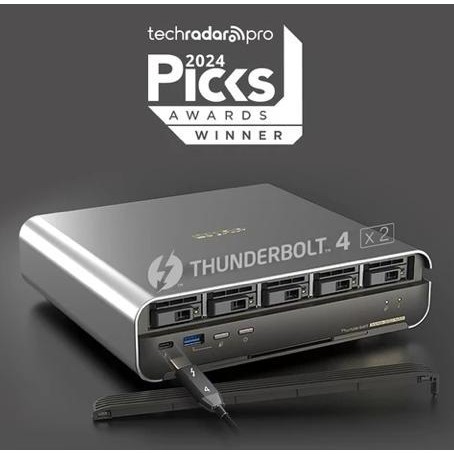 

QNAP TBS-h574TX-i3-12G TBS-h574TX-i5-16G 5 Bay High-Performance E1.S All-Flash NASbook