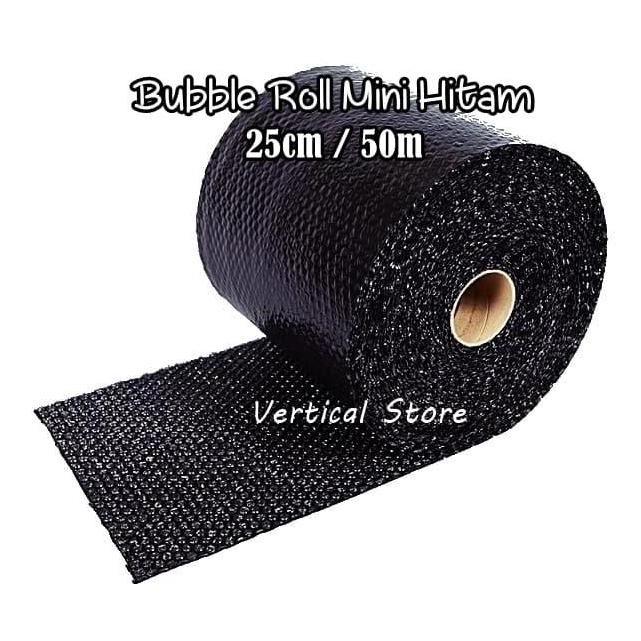 

Bubble Wrap Hitam Roll Pendek 25Cm X 50M