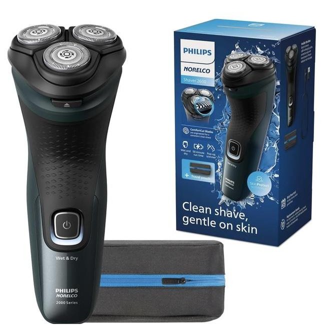 

Philips Norelco Shaver 2600, Corded and Rechargeable Cordless Electric Shaver X3052/91