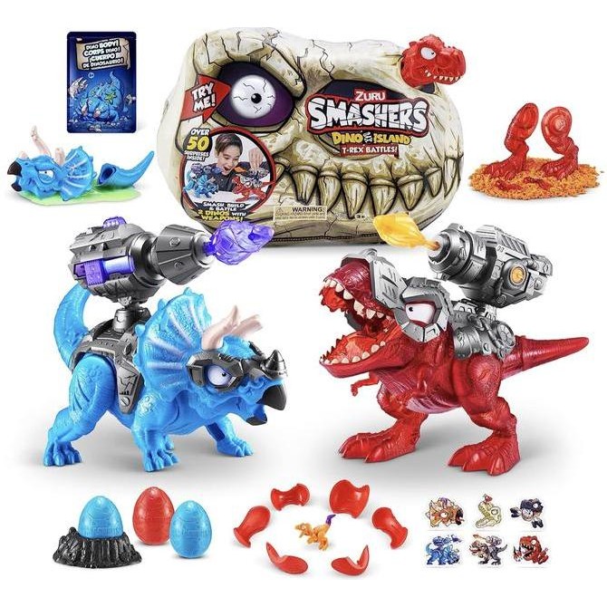 

Smashers Dino Island T-Rex Battles (Red Version) by ZURU 50+
