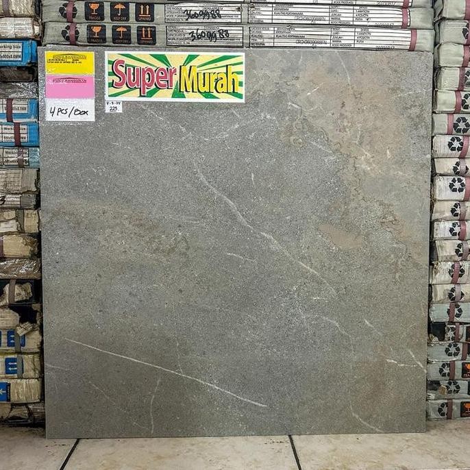 Terlaris Keramik 60X60 Platinum Santander Grey Keramik Matt/Keset / Keramik Dapur /Keramik Teras Rea