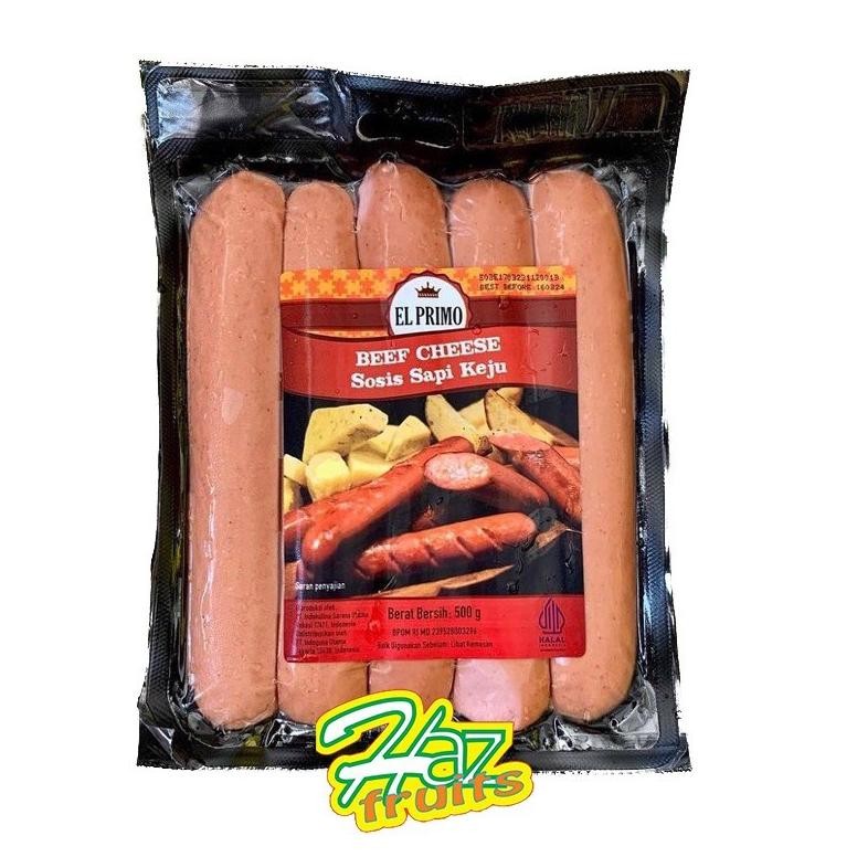 

Eelic El Primo Beef Cheese Sausage | Sosis Sapi Keju 500G Sd-5