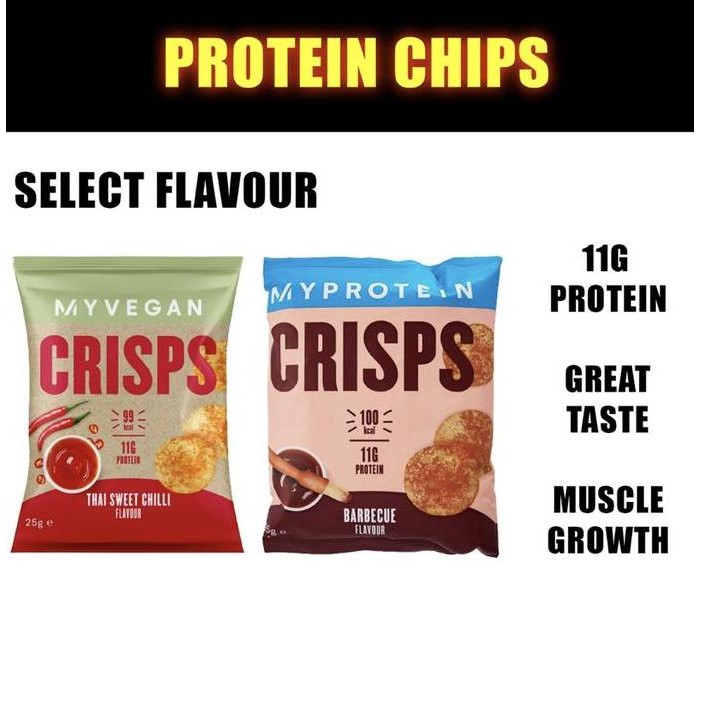 

MyProtein Protein Chips 6 x 25g (ALL VARIANT)