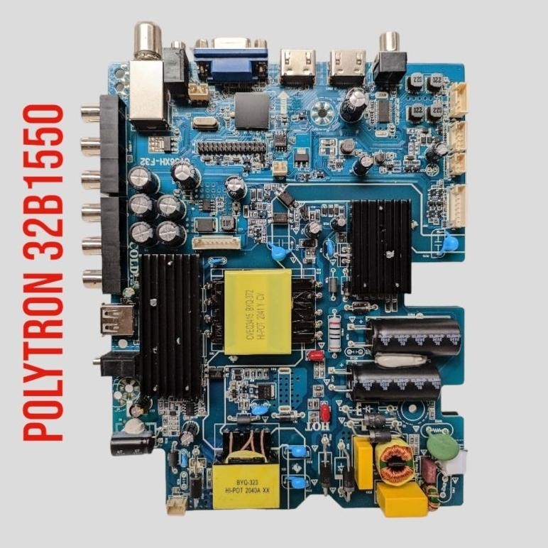 NEW MB - MAINBOARD MESIN  TV LED POLYTRON 32B1550 - 32B1550W - 32B1551 [terbaik][terlaris]