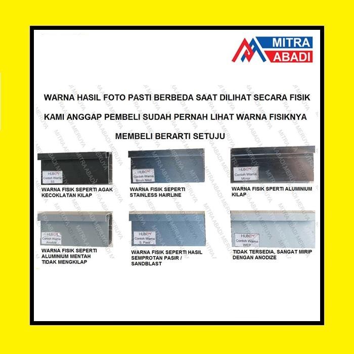 PROFIL FRAME HANDLE ALUMUNIUM ALUMINIUM HUBEN GP 37 GP37 GP-37
