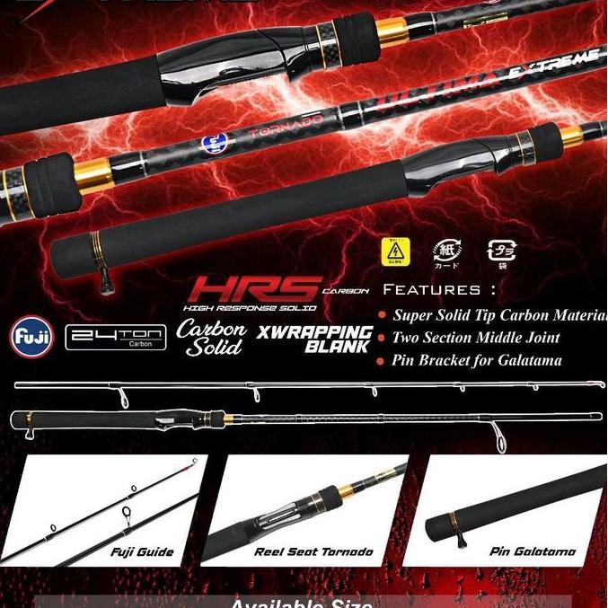 joran tornado twist ultima extreme 165 180 joran carbon kuat