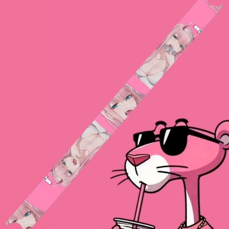 

*2Piece* Wima Store Stiker Bodi Outer Centaurus B80 Anime Waifu Hitam Pink Anti Air Laminasi Tahan Lama Iner Centa 47 Garskin Stiker Casing Custom Bebas Dan Bayar Ditempat