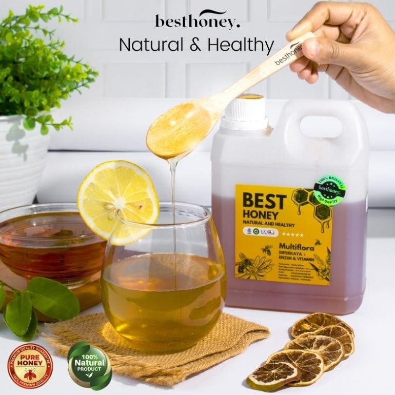 

Sale Best Honey - Madu Asli Paket Bundling Madu Multiflora Original 1Kg (2Pcs) Y-4