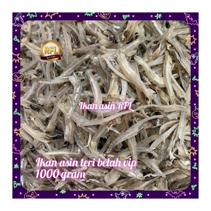 

ikan asin teri belah hitam vip 1000 gram