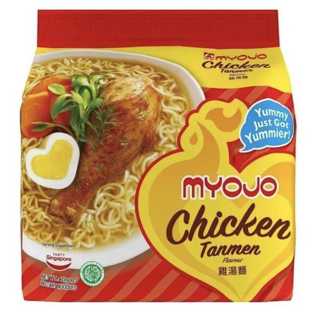 

Myojo Chicken Tanmen Instant Noodles 5 x 79g