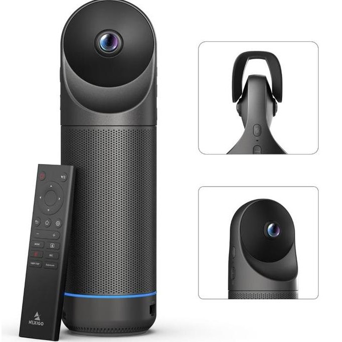 

NexiGo Meeting 360 Ultra Next Gen 8K AI Capture Tracking Multi Conference Meeting Speakerphone Webcam