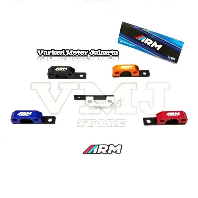 Breket Selang Rem Depan ARM Universal Full CNC