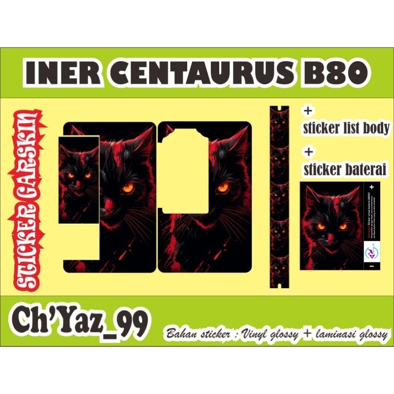 

*2Piece* Paket Murah Cent4 B80 Type F Garskin Stiker Casing Custom Bebas Dan Bayar Ditempat