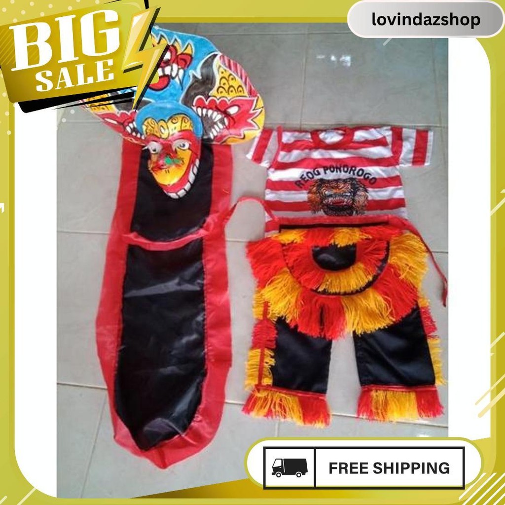 Pake Barongan Anak Dan Baju . Baju Barongan Anak Murah. Barongan Anak. Barongan Murah. Baju Reog. Ba