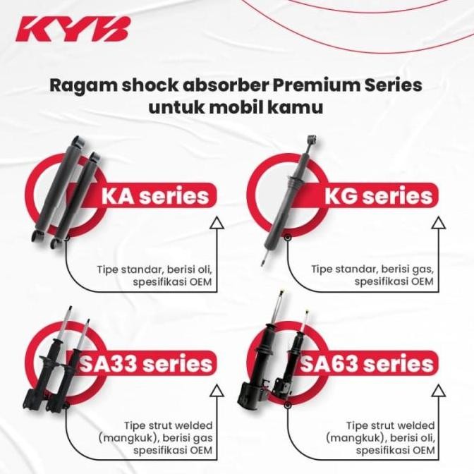 Shock breaker KYB / Kayaba Premium Honda Jazz Depan 2004- Orinal