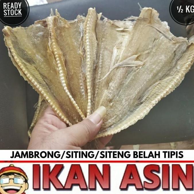 

Good Product Ikan Asin Sitting / Jambrong / Lumi 500 Gr Cap Toke Bagan Siapi Api Best Seller