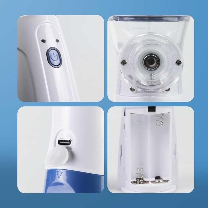 JSL-W302 Nebulizer Portable Mesh Alat Uap Bantu Pernafasan Asma Obat Inhalasi Cocok Untuk Dewasa Ana