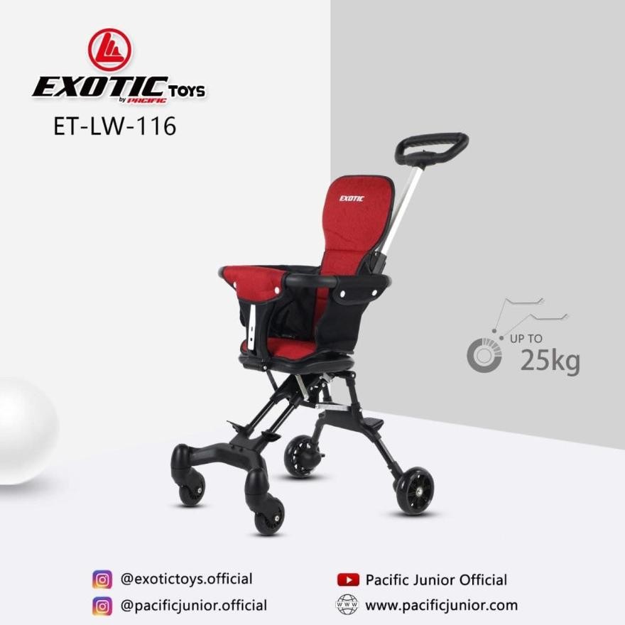 Cabin Size Magic Stroller Exotic ET-LW 116  6 Bulan-30kg Kursi 2 Arah LW 132 / 226 / 227 / W668
