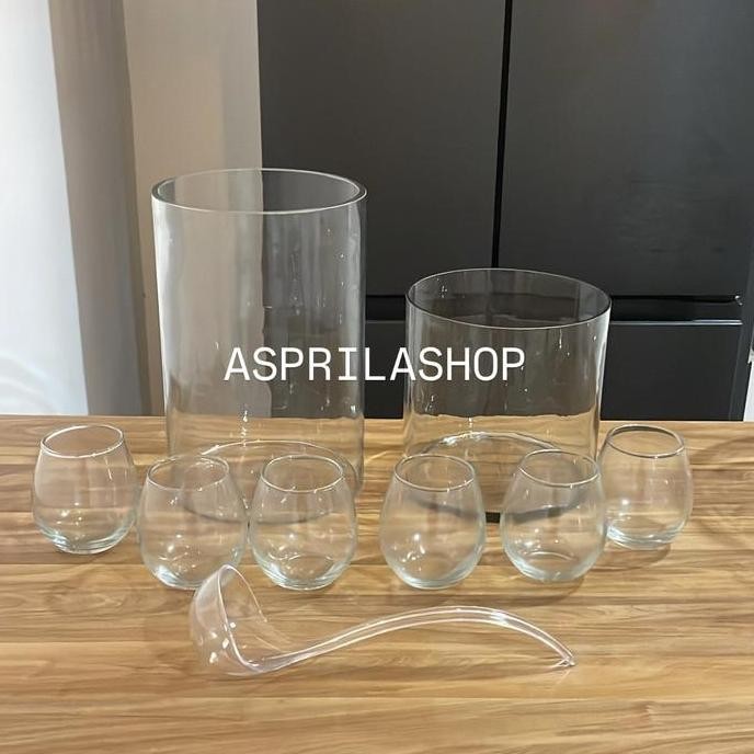 [ OJOL ] MANGKUK KACA BESAR JUMBO GELAS KACA BUBBLE BESAR BOWL GLASS JUMBO BESA MANGKUK ES BUAH BUKA