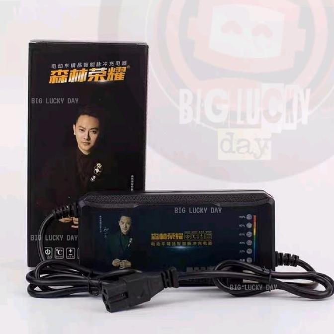 Charger 48V 12Ah Sepeda Listrik Adaptor Universal Untuk Semua Merk Selis Uwinfly Exotic Goda Super R