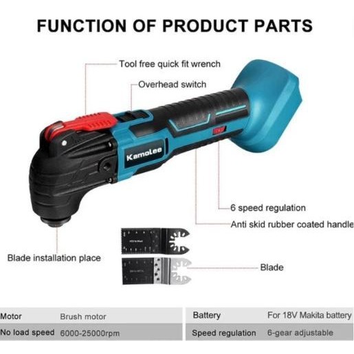 

Kamolee-Dtm51 Alat Multi Oskilasi/Pemangkas/Pemotong-Oscillating Tool. Original Dan Terpercaya
