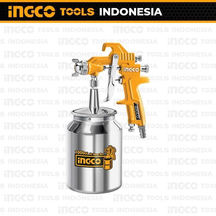 Air Spray Gun (Wide Nozzle) 1000 Ml Ingco Asg3105 - Cat Semprot Paint Original Dan Terpercaya