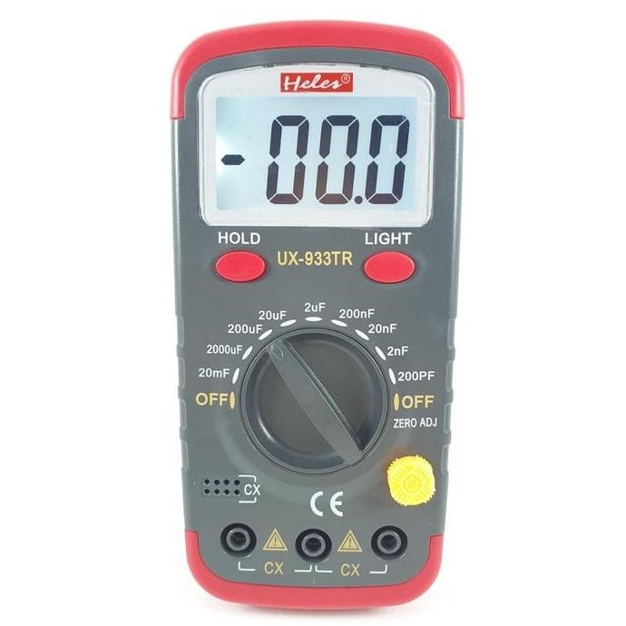 Tester Kapasitor Heles Ux933Tr Multimeter Ux 933 Tr Avometer Ux-933Tr Digital Capacitor Meter